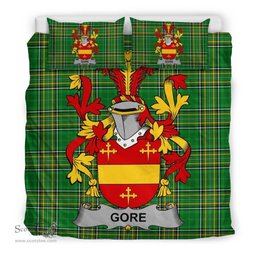 Irish Gore Coat of Arms Family Crest Ireland Bedding Set Irish National Tartan Irish County Bedding Set Duvet Covers