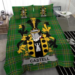 Irish Castell Coat of Arms Family Crest Ireland Bedding Set Irish National Tartan Irish County Bedding Set Duvet Covers