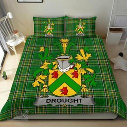 Irish Drought Coat of Arms Family Crest Ireland Bedding Set Irish National Tartan Irish County Bedding Set Duvet Covers