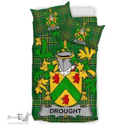 Irish Drought Coat of Arms Family Crest Ireland Bedding Set Irish National Tartan Irish County Bedding Set Duvet Covers
