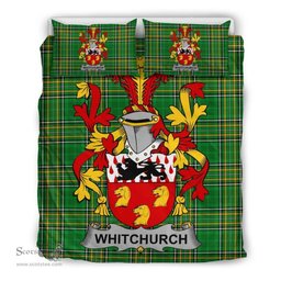 Irish Whitchurch Coat of Arms Family Crest Ireland Bedding Set Irish National Tartan Irish County Bedding Set Duvet Covers