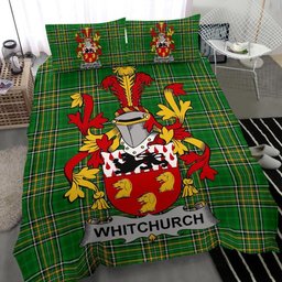 Irish Whitchurch Coat of Arms Family Crest Ireland Bedding Set Irish National Tartan Irish County Bedding Set Duvet Covers