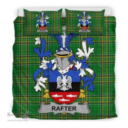 Irish Rafter Coat of Arms Family Crest Ireland Bedding Set Irish National Tartan Irish County Bedding Set Duvet Covers