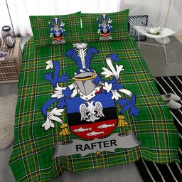 Irish Rafter Coat of Arms Family Crest Ireland Bedding Set Irish National Tartan Irish County Bedding Set Duvet Covers