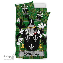 Irish Forstall Coat of Arms Family Crest Ireland Bedding Set Irish National Tartan Irish County Bedding Set Duvet Covers