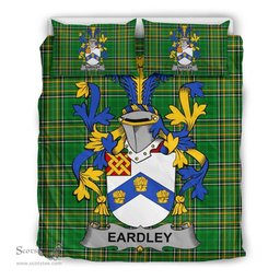 Irish Eardley Coat of Arms Family Crest Ireland Bedding Set Irish National Tartan Irish County Bedding Set Duvet Covers