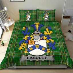 Irish Eardley Coat of Arms Family Crest Ireland Bedding Set Irish National Tartan Irish County Bedding Set Duvet Covers