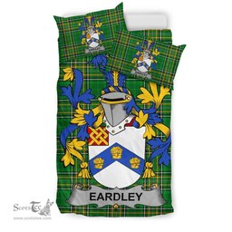Irish Eardley Coat of Arms Family Crest Ireland Bedding Set Irish National Tartan Irish County Bedding Set Duvet Covers