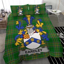 Irish Eardley Coat of Arms Family Crest Ireland Bedding Set Irish National Tartan Irish County Bedding Set Duvet Covers