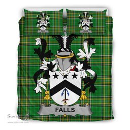 Irish Falls Coat of Arms Family Crest Ireland Bedding Set Irish National Tartan Irish County Bedding Set Duvet Covers