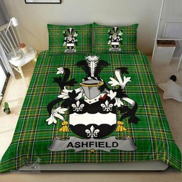 Irish Ashfield Coat of Arms Family Crest Ireland Bedding Set Irish National Tartan Irish County Bedding Set Duvet Covers