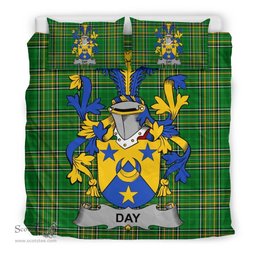 Irish Day Coat of Arms Family Crest Ireland Bedding Set Irish National Tartan Irish County Bedding Set Duvet Covers