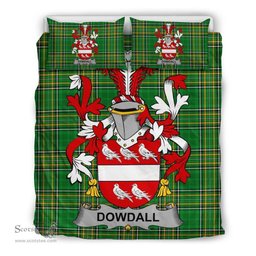 Irish Dowdall Coat of Arms Family Crest Ireland Bedding Set Irish National Tartan Irish County Bedding Set Duvet Covers