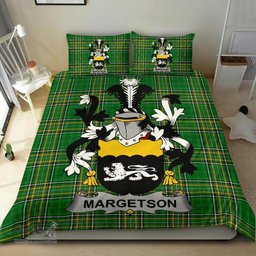 Irish Margetson Coat of Arms Family Crest Ireland Bedding Set Irish National Tartan Irish County Bedding Set Duvet Covers