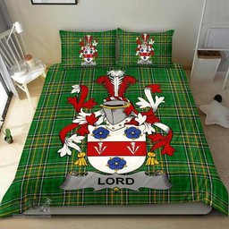 Irish Lord Coat of Arms Family Crest Ireland Bedding Set Irish National Tartan Irish County Bedding Set Duvet Covers