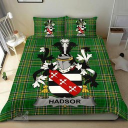 Irish Hadsor Coat of Arms Family Crest Ireland Bedding Set Irish National Tartan Irish County Bedding Set Duvet Covers