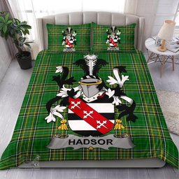 Irish Hadsor Coat of Arms Family Crest Ireland Bedding Set Irish National Tartan Irish County Bedding Set Duvet Covers