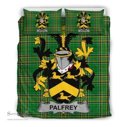 Irish Palfrey Coat of Arms Family Crest Ireland Bedding Set Irish National Tartan Irish County Bedding Set Duvet Covers