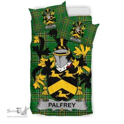 Irish Palfrey Coat of Arms Family Crest Ireland Bedding Set Irish National Tartan Irish County Bedding Set Duvet Covers