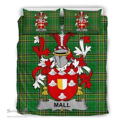 Irish Mall Coat of Arms Family Crest Ireland Bedding Set Irish National Tartan Irish County Bedding Set Duvet Covers