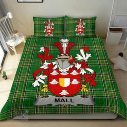 Irish Mall Coat of Arms Family Crest Ireland Bedding Set Irish National Tartan Irish County Bedding Set Duvet Covers