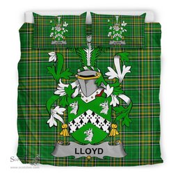 Irish Lloyd Coat of Arms Family Crest Ireland Bedding Set Irish National Tartan Irish County Bedding Set Duvet Covers