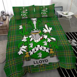 Irish Lloyd Coat of Arms Family Crest Ireland Bedding Set Irish National Tartan Irish County Bedding Set Duvet Covers