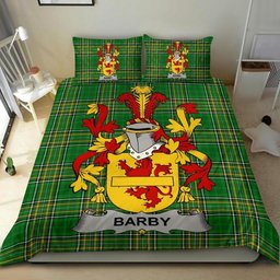 Irish Barby Coat of Arms Family Crest Ireland Bedding Set Irish National Tartan Irish County Bedding Set Duvet Covers