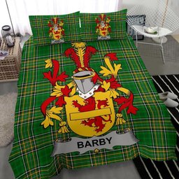 Irish Barby Coat of Arms Family Crest Ireland Bedding Set Irish National Tartan Irish County Bedding Set Duvet Covers