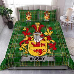 Irish Barby Coat of Arms Family Crest Ireland Bedding Set Irish National Tartan Irish County Bedding Set Duvet Covers