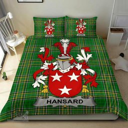Irish Hansard Coat of Arms Family Crest Ireland Bedding Set Irish National Tartan Irish County Bedding Set Duvet Covers