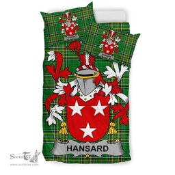 Irish Hansard Coat of Arms Family Crest Ireland Bedding Set Irish National Tartan Irish County Bedding Set Duvet Covers