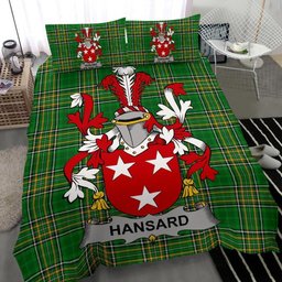 Irish Hansard Coat of Arms Family Crest Ireland Bedding Set Irish National Tartan Irish County Bedding Set Duvet Covers