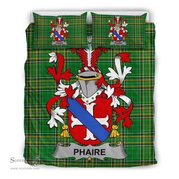 Irish Phaire Coat of Arms Family Crest Ireland Bedding Set Irish National Tartan Irish County Bedding Set Duvet Covers