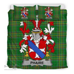 Irish Phaire Coat of Arms Family Crest Ireland Bedding Set Irish National Tartan Irish County Bedding Set Duvet Covers