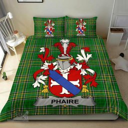Irish Phaire Coat of Arms Family Crest Ireland Bedding Set Irish National Tartan Irish County Bedding Set Duvet Covers