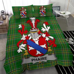 Irish Phaire Coat of Arms Family Crest Ireland Bedding Set Irish National Tartan Irish County Bedding Set Duvet Covers
