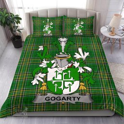 Irish Gogarty Coat of Arms Family Crest Ireland Bedding Set Irish National Tartan Irish County Bedding Set Duvet Covers