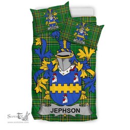 Irish Jephson Coat of Arms Family Crest Ireland Bedding Set Irish National Tartan Irish County Bedding Set Duvet Covers