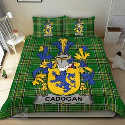 Irish Cadogan Coat of Arms Family Crest Ireland Bedding Set Irish National Tartan Irish County Bedding Set Duvet Covers