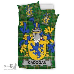 Irish Cadogan Coat of Arms Family Crest Ireland Bedding Set Irish National Tartan Irish County Bedding Set Duvet Covers