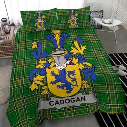 Irish Cadogan Coat of Arms Family Crest Ireland Bedding Set Irish National Tartan Irish County Bedding Set Duvet Covers