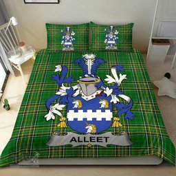 Irish Alleet Coat of Arms Family Crest Ireland Bedding Set Irish National Tartan Irish County Bedding Set Duvet Covers