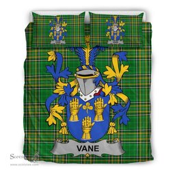 Irish Vane Coat of Arms Family Crest Ireland Bedding Set Irish National Tartan Irish County Bedding Set Duvet Covers