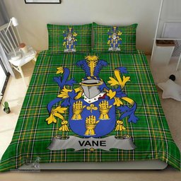 Irish Vane Coat of Arms Family Crest Ireland Bedding Set Irish National Tartan Irish County Bedding Set Duvet Covers