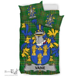 Irish Vane Coat of Arms Family Crest Ireland Bedding Set Irish National Tartan Irish County Bedding Set Duvet Covers