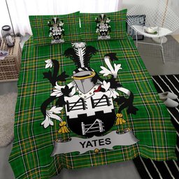 Irish Yeates Coat of Arms Family Crest Ireland Bedding Set Irish National Tartan Irish County Bedding Set Duvet Covers