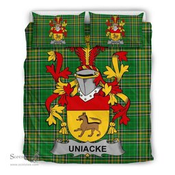 Irish Uniacke Coat of Arms Family Crest Ireland Bedding Set Irish National Tartan Irish County Bedding Set Duvet Covers