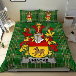 Irish Uniacke Coat of Arms Family Crest Ireland Bedding Set Irish National Tartan Irish County Bedding Set Duvet Covers