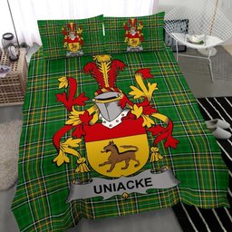 Irish Uniacke Coat of Arms Family Crest Ireland Bedding Set Irish National Tartan Irish County Bedding Set Duvet Covers